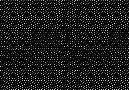 Papier do pakowania - Czarny - Białe Kropki - 68,5 x 100 cm